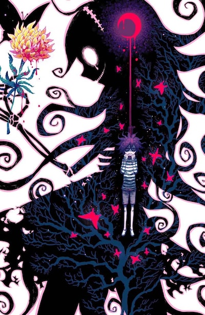 「ゾンビマリア」の扉ページに使用されたカラーカット。