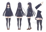 二階堂夏歩のキャラクター設定画。(c)日吉丸晃・講談社／竹小学校PTA