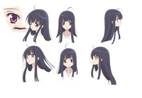 二階堂夏歩（CV：堀江由衣）のキャラクター設定画。