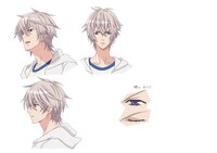 高橋奏（CV：櫻井孝宏）のキャラクター設定画。