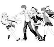 後藤祐迅原作による柴嶺タカシ「つきツキ！」より。