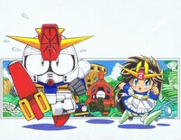 「ダブルゼータくんここにあり」イラスト