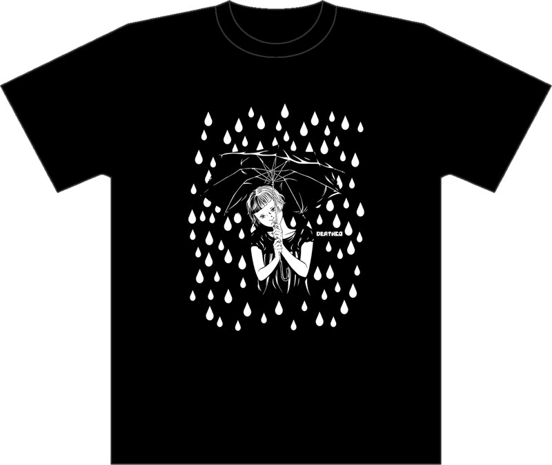 Tシャツ「DEATHCO4」のブラック。