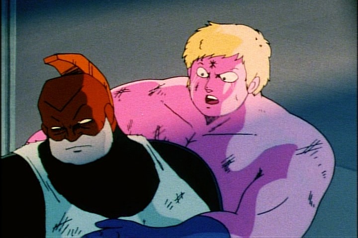 アニメ「キン肉マン」より。