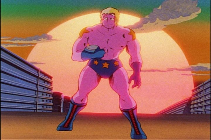 アニメ「キン肉マン」より。