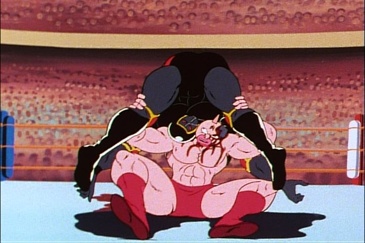 アニメ「キン肉マン」より。