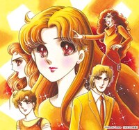 「ガラスの仮面」のイラスト。