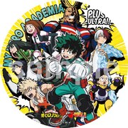 「Plus Ultra 雄英ガラポン」の特別賞「150 ミリ缶バッジ」