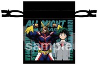 「VS仮想“敵（ヴィラン）” 爆破でポイント獲得ステージ！」の景品「巾着（全2種）」