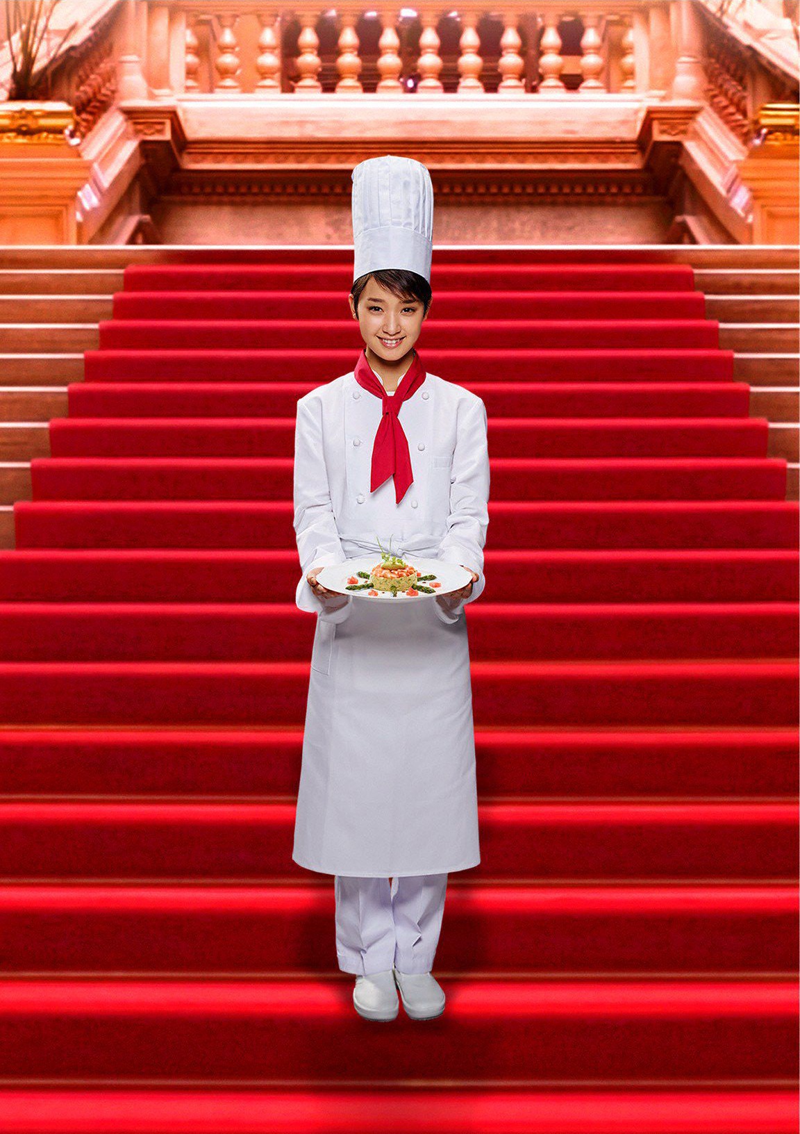 ドラマ「グ・ラ・メ！～総理の料理番～」にて主人公の一木くるみ役を演じる剛力彩芽。(c)テレビ朝日