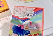 なかよしの付録。まだセーラームーンが銀髪で、メガネをかけている。