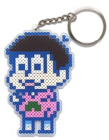 トド松アイロンビーズ風キーホルダー