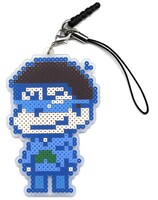 カラ松アイロンビーズ風ストラップ