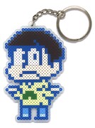 チョロ松アイロンビーズ風キーホルダー