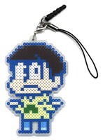 チョロ松アイロンビーズ風ストラップ