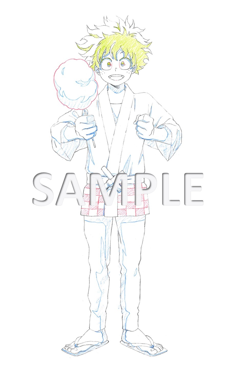 イベント限定描き下ろしイラスト（線画）