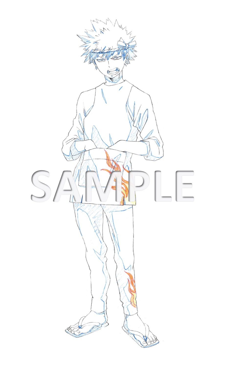 イベント限定描き下ろしイラスト（線画）