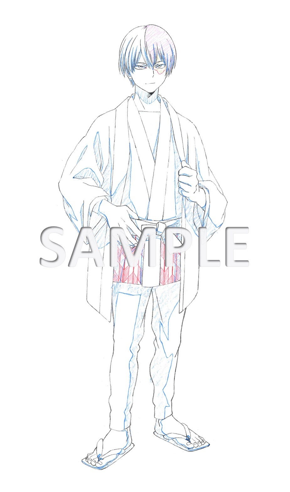 イベント限定描き下ろしイラスト（線画）