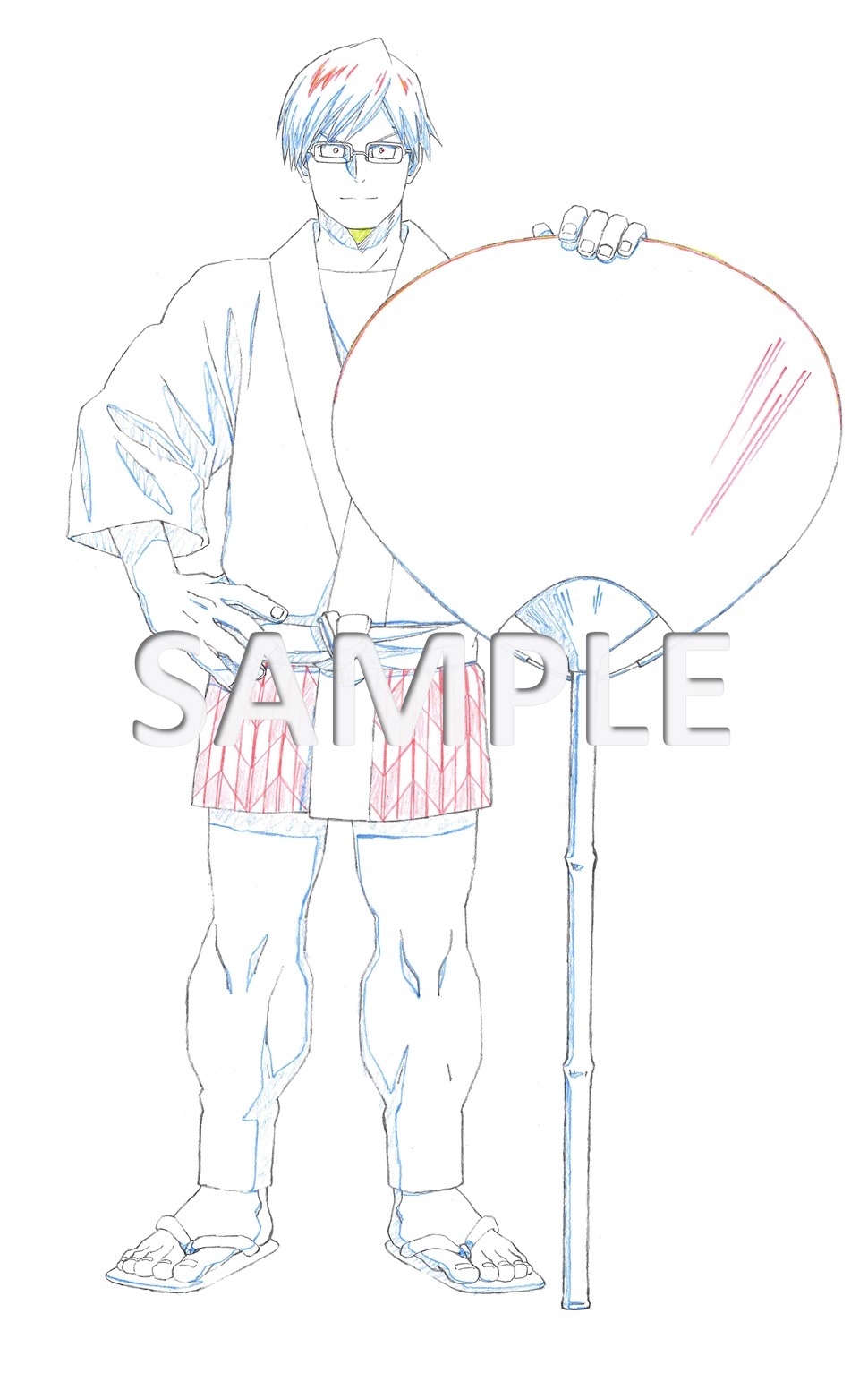 イベント限定描き下ろしイラスト（線画）