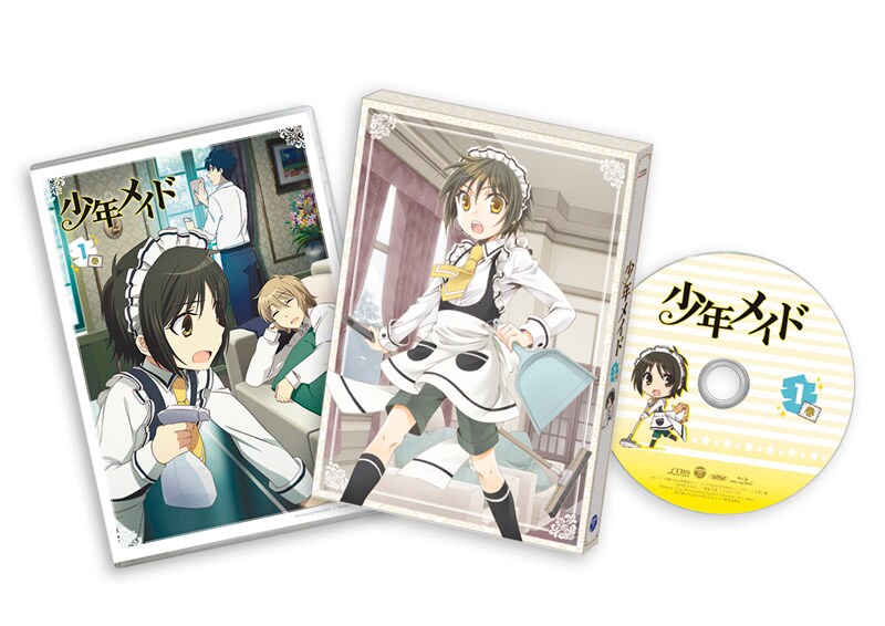「少年メイド」BD/DVDケースは乙橘描き下ろし、「有頂天ニコ生」特番情報も