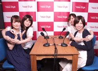 「COMICキューンチューンRADIO」の出演者。左から和多田美咲、大空直美、のぐちゆり、川上莉央。