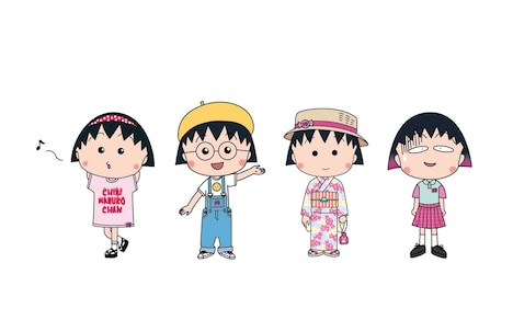 原宿ファッションのまる子。