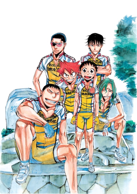 渡辺航「弱虫ペダル」カット (c)渡辺航（週刊少年チャンピオン）