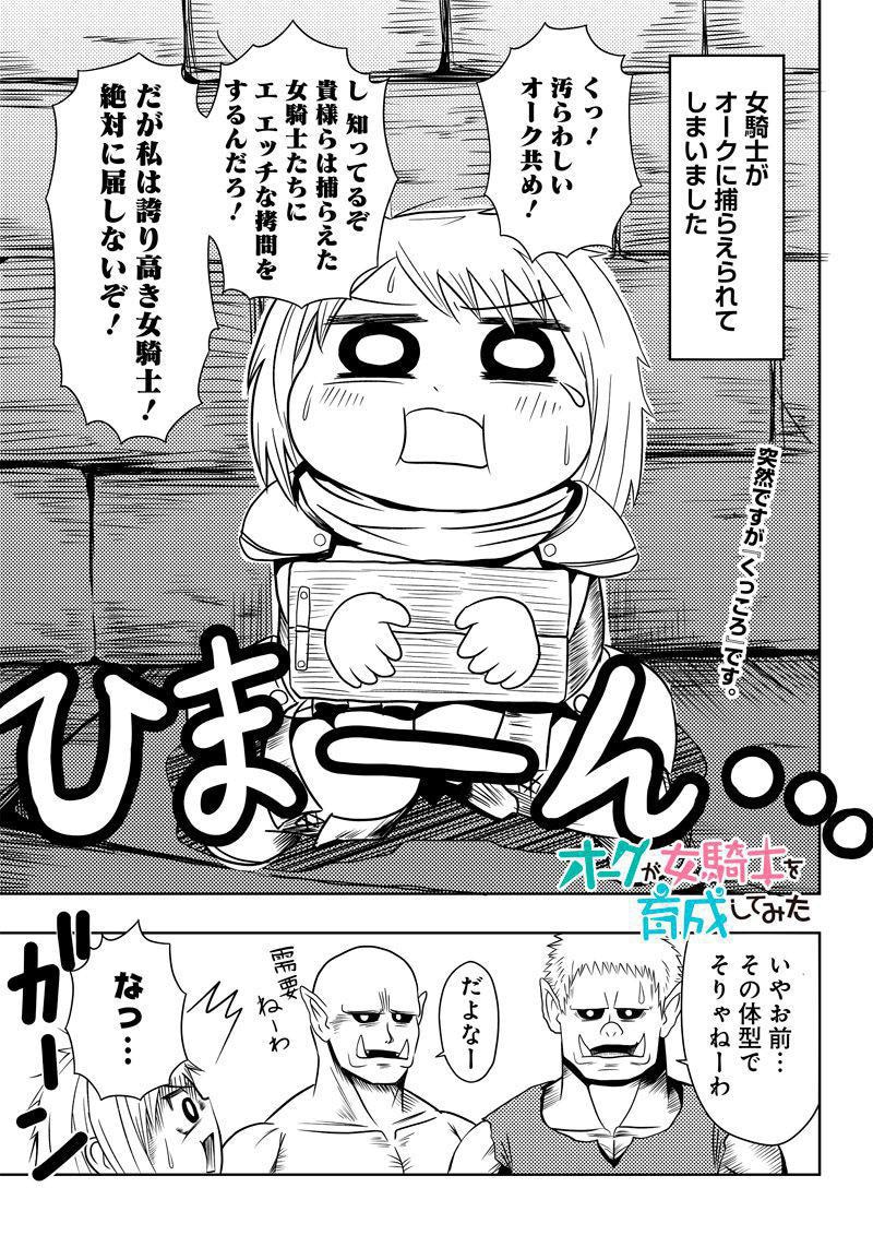 「オークが女騎士を育成してみた」より。