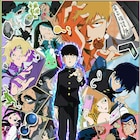 アニメ「モブサイコ100」主要キャラ勢ぞろいのビジュアル、OP&EDも決定