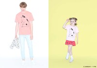 （左から）「うる星やつら」Tシャツ コタツネコ、キッズTシャツ コタツネコ。
