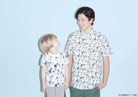 （左から）「うる星やつら」キッズTシャツ バリバリ パターン、シャツ バリバリ パターン。