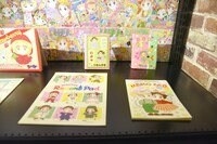 店内の展示コーナー。