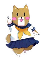 7月号にはゲスト作品として、うず「しばいぬ子さん」が登場。