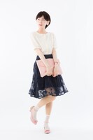 トド松モデルの着用例。