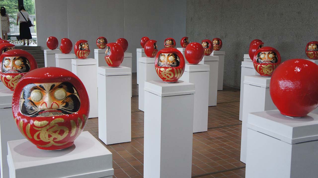 「回転体は行進するダルマの夢を視る」＠箱根彫刻の森美術館