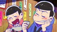 アニメ「おそ松さん」に登場した居酒屋シーン。(c)⾚塚不⼆夫／おそ松さん製作委員会