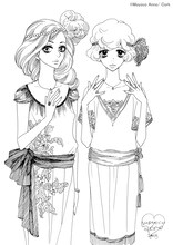 安野モヨコの描き下ろしイラスト。