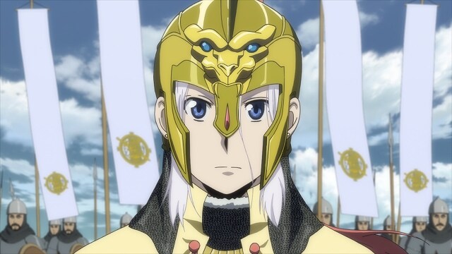 テレビアニメ「アルスラーン戦記」の場面カット。