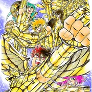 週チャンに「聖闘士星矢」30周年記念ポスター付属、青銅聖闘士5人が集結