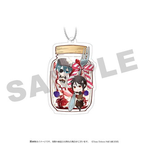 新規グッズのアクリルキーホルダー。