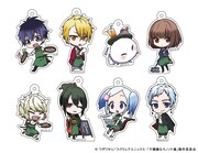 コラボカフェで販売されるアクリルキーホルダー。