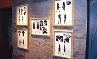 「東京ワンピースタワー」に展示された「ONE PIECE FILM GOLD」の設定資料。