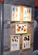 「東京ワンピースタワー」に展示された「ONE PIECE FILM GOLD」の設定資料。