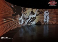 「360ログシアター～The World of ONE PIECE～」の様子。