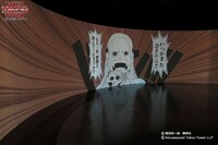 「360ログシアター～The World of ONE PIECE～」の様子。