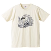 谷口菜津子によるEnjoy Music ClubのTシャツデザイン。