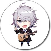 アニメイト特典の別デザイン缶バッジ。