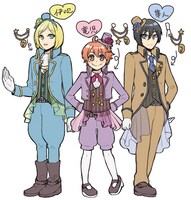 「目指せ 円！衣装デザインコンテスト」で「有頂天BOYS部門」の大賞を獲得したイラスト。