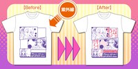 「【CROSS-CF限定】おしえて！ギャル子ちゃん ソーラーTシャツ」イメージ。