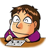 西川伸司の似顔絵。